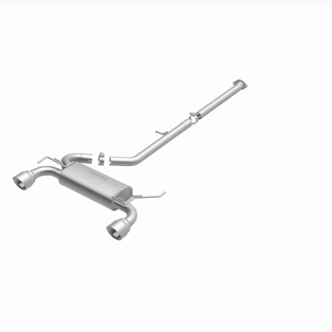 MagnaFlow Cat-Back 03-09 Nissan 350Z Street SS 2.5in Dual Split Rear Exit Polished 4.5in Tips thumbnail 3