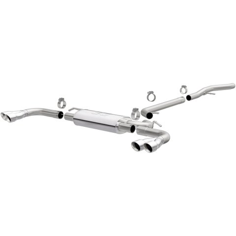 MagnaFlow 15-17 GMC Terrain V6 3.6L 409SS Cat-Back Exhaust Quad Split Rear with 3in Polished Tips thumbnail 1