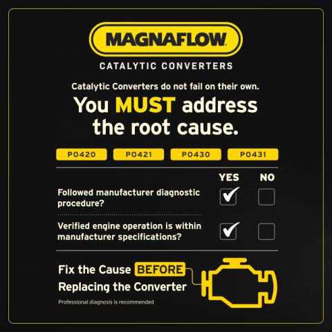 MagnaFlow 2.25 CA Spun Cen/Ang Universal Converter thumbnail 5