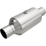 MagnaFlow 2.25 w/dual O2 5in. Spun Universal Converter thumbnail 2