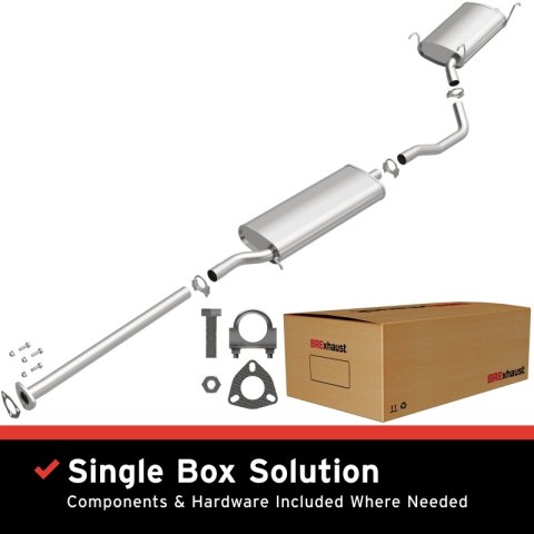 MagnaFlow BRE Exhaust Kit 03-08 MDX Pilot 3.5L thumbnail 1