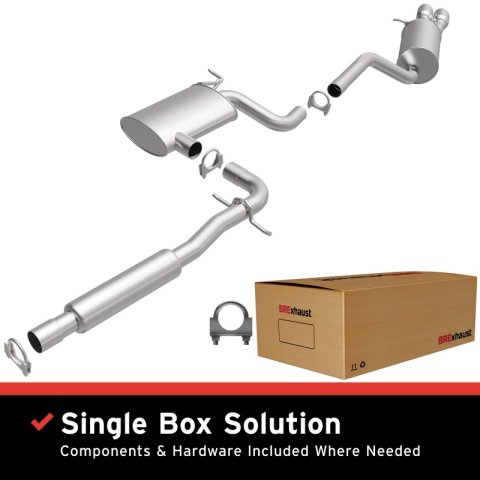 MagnaFlow BRE Exhaust Kit 05-10 VW Jetta 2.5L thumbnail 1