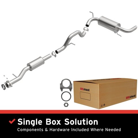 BRExhaust 08-10 Hummer H3 3.7L Exhaust Kit
