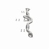 BRE Exhaust 05-10 Sportage Tucson 2.7L Front Pipe Kit thumbnail 3