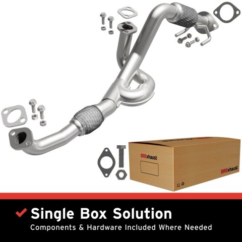 BRE Exhaust 07-09 HYUNDAI SANTA FE 2.7L Front Pipe Kit thumbnail 1