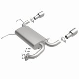 BRE Exhaust 03-08 FX35 FX45 3.5L 4.5L Muffler Kit thumbnail 4