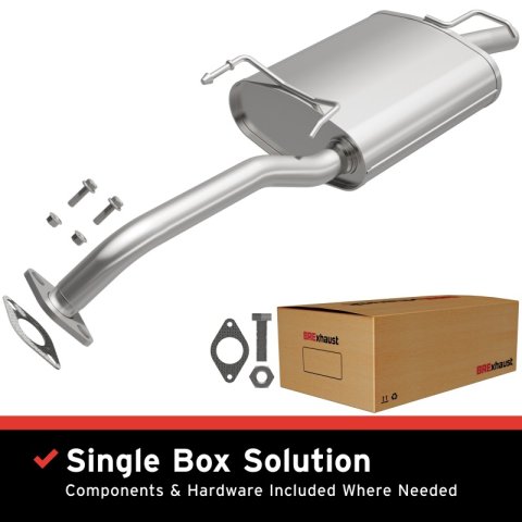 BRE Exhaust 00-05 Accent 1.5L 1.6L Muffler Kit thumbnail 1
