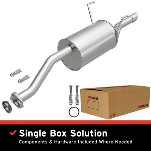 BRE Exhaust 01-05 Civic 1.7L Muffler Kit