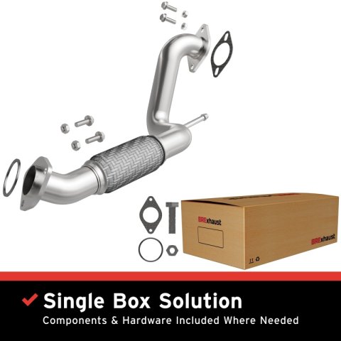 BRE Exhaust 14-17 NISSAN ROGUE 2.5L Front Pipe Kit thumbnail 1