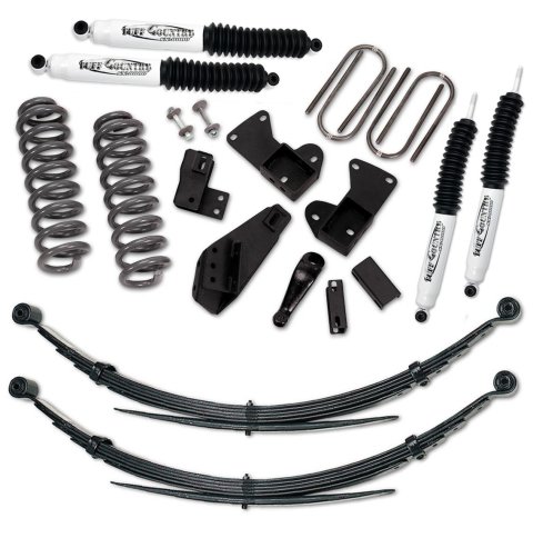 Tuff Country 81-96 Ford Bronco 4x4 4in Lift Kit with Rear Leaf Springs (SX8000 Shocks)