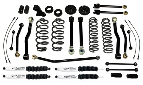 Tuff Country 07-18 Jeep Wrangler JK 4in Performance Lift Kit EZ-Flex (SX6000 Shocks)