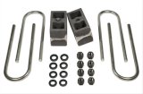 Tuff Country 99-16 Ford F-250 4wd (w/ Factory Overloads) 4in Rear Block & U-Bolt Kit Tapered thumbnail 1