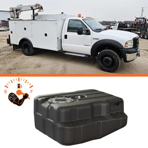 Titan Fuel Tanks 99-10 Ford F-350/F-450 Narrow Frame (PS-191) 40 Gallon After-Axle Utility Fuel Tank thumbnail 1