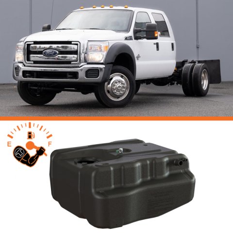 Titan Fuel Tanks 11-19 Ford F-350/F-450 Narrow Frame 40 Gallon After-Axle Utility Fuel Tank thumbnail 1