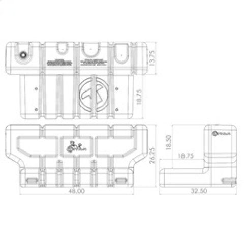 Titan Fuel Tanks Universal 90 Gallon In-Bed Transfer Tank thumbnail 8
