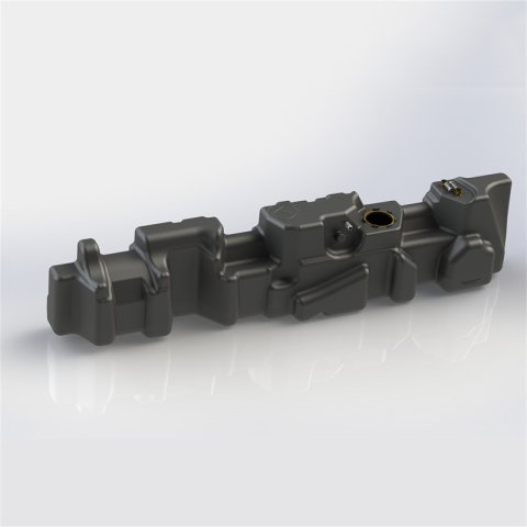 Titan Fuel Tanks 07-24 RAM 84in/108in Cab & Chassis 50 Gallon XXL Mid-Ship Fuel Tank thumbnail 1