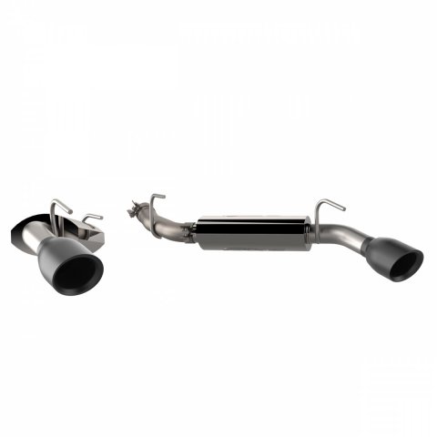 QTP 2014-2015 Chevrolet Camaro SS 6.2L QTP AR3 Axle Back Black Tips thumbnail 1