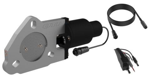 QTP 2.5in Bolt-On QTEC Electric Cutout Valve - Single thumbnail 5