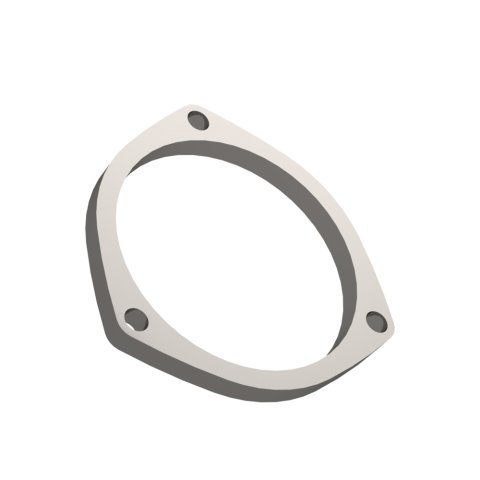 QTP 4in Weld-On QTEC 3 Bolt Flange thumbnail 3