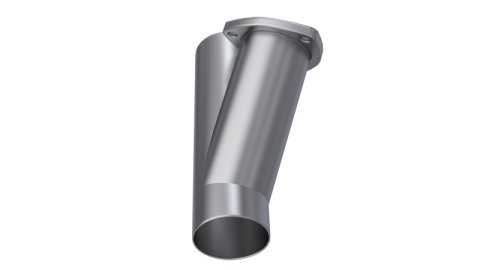 QTP 3in Weld-On QTEC Exhaust Cutout Y-Pipe thumbnail 4