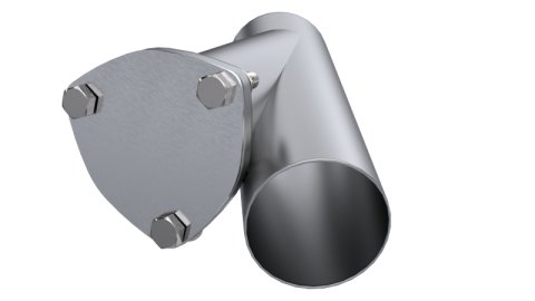 QTP 3in Weld-On QTEC Exhaust Cutout Y-Pipe thumbnail 5