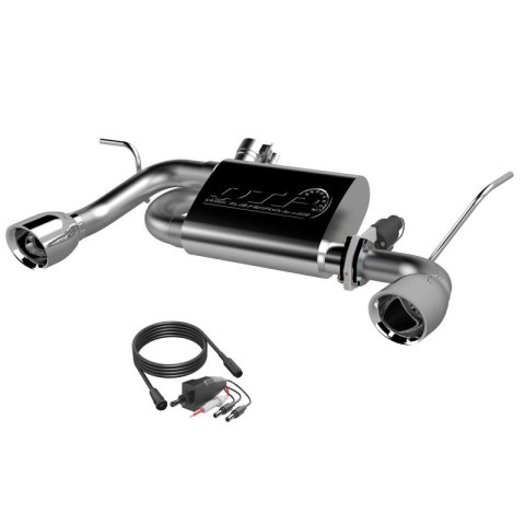 QTP 2007-2018 Jeep Wrangler JK QTP Screamer Axle Back thumbnail 5