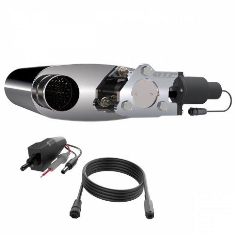 QTP 2.5in Weld-On 304SS Screamer Muffler Short Case w/Bolt-On QTEC Electric Cutout thumbnail 4