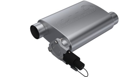 QTP 3in Weld-On 304SS Reverse Screamer Muffler w/Bolt-On QTEC Electric Cutout thumbnail 6