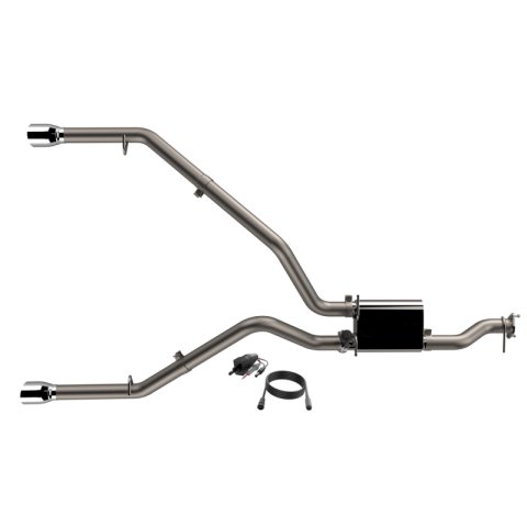 QTP 2019-2024 Ram 1500 QTP Screamer Split Rear Exit Cat Back thumbnail 6