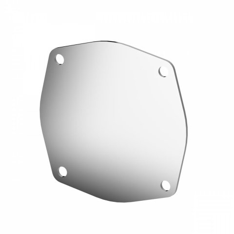 QTP 5in Bolt-On QTEC 4 Bolt Cover Plate thumbnail 2