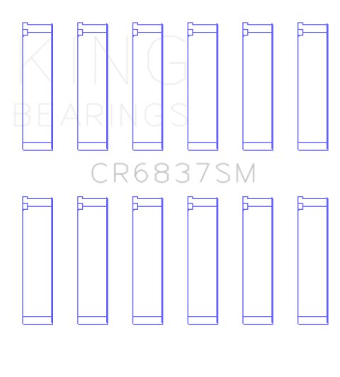 King Engine Bearings Honda J30/J35 (Size Standard) Connecting Rod Bearing Set thumbnail 3