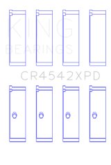 King Honda K-Series (except A3) 16v 2.0L/2.3L/2.4 XP Tri-Metal Performance Rod Bearing - Set of 4 thumbnail 7