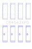 King Honda K-Series (except A3) 16v 2.0L/2.3L/2.4 XP Tri-Metal Performance Rod Bearing - Set of 4 thumbnail 8
