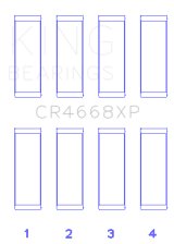 King 08-09 Chrysler Caliber SRT4/Mitsubishi/Hyundai/Kia World Engine Connecting Rod Bearing Set thumbnail 3