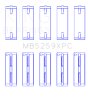 King Honda A-Series/B-Series/K-Series pMaxKote Performance Main Bearing Set - Size +.026mm thumbnail 8