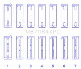 King Engine Bearings Toyota 2JZGE/2JZGTE 24V 3.0L (Size .026) pMaxKote Performance Main Bearing Set thumbnail 5
