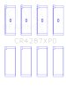 King Honda B18C1/B18C5 16V (Size Standard - Predoweled for Alum Rods) Performance Rod Bearing Set thumbnail 7