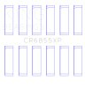King Engine Bearings Porsche 911/914 2.0L/2.2L (Size .026) Connecting Rod Bearings (Set of 6) thumbnail 4