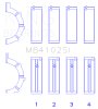 King Engine Bearings Chrysler 226 3.7L (Size .026) Crankshaft Main Bearings (Set of 4) thumbnail 9