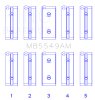 King Engine Bearings Buick 93-99 Fiat 176 B6 1372cc Main Bearing Set thumbnail 4