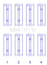 King Alpha Romeo AR 01928 / AR 06430 / AR 64102 / AR 64101 / AR 06120 / AR 01932 Main Bearing Set thumbnail 2