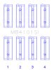 King Alpha Romeo AR 01928 / AR 06430 / AR 64102 / AR 64101 / AR 06120 / AR 01932 Main Bearing Set thumbnail 5