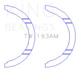 King Engine Bearings Toyota 1AZFE/2AZFE Thrust Washer Set thumbnail 1