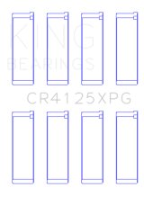 King Subaru EJ20/EJ22/EJ25 (Suites 52mm Journal Size) Tri-Metal Perf Rod Bearing Set - Size STDX thumbnail 1