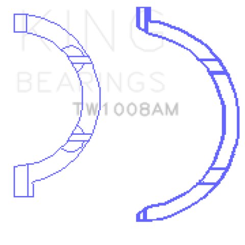 King Engine Bearings Nissan QR25DE DOHC 16 Valve Thrust Washer Set thumbnail 4