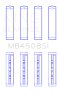 King Engine Bearings Acura J30A/J32A/J35A/J35Z (Size +.025) Performance Main Bearing Set thumbnail 9
