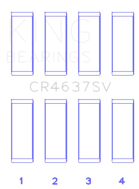 King Engine Bearings Audi BYT/CDNC/CCZD/CPSA Connecting Rod Bearing Set thumbnail 6