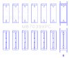 King BMW M20/M50 2.0L/2.5L/2.7L Crankshaft Main Bearings Set (Size .025) - 7 Pairs Coated thumbnail 6