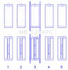 King Ford 260CI/289CI/302 5.0L Windsor Coated Crankshaft Main Bearing Set of 5 (Size .010) thumbnail 5