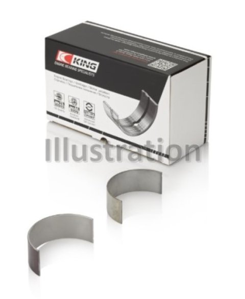 King Engine Bearings BMW N47 D20 A/N47S D20 D Sputter (Size +.25mm) Connecting Rod Bearing Set thumbnail 2